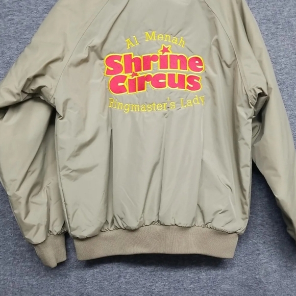 Port Authority Shrine Circus Bomber Jacket Women's Size S  Ring Master Club - Picture 2 of 14